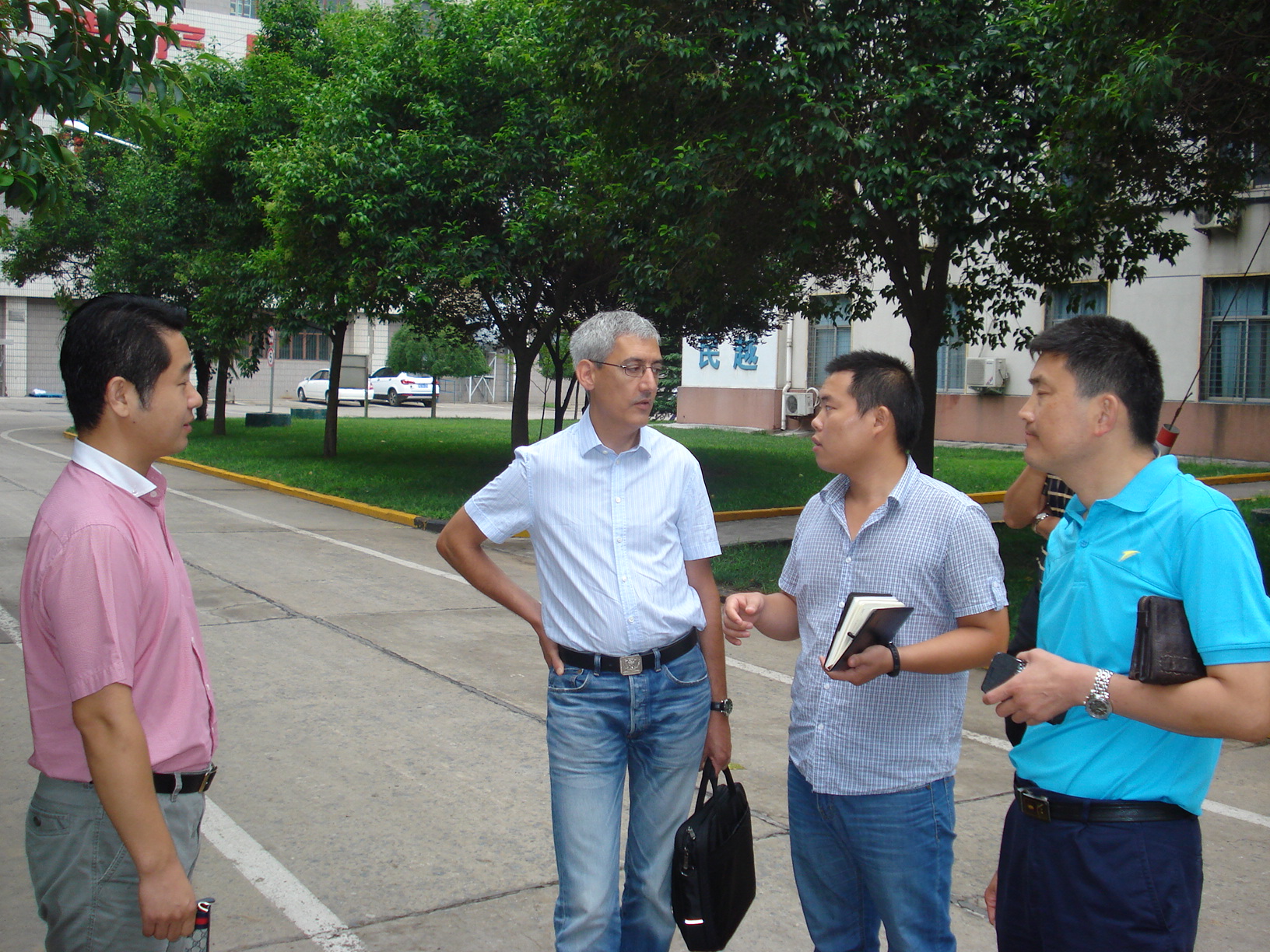 France customers visit our factory